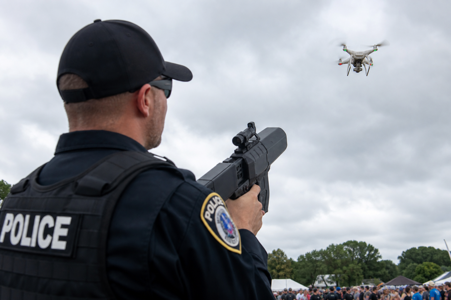 AI Generated - NDAA Empowers Local Police to Disable Drones at Events